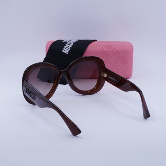 Moschino MOS162/S 009Q HA Butterfly Sunglasses - Brown - Picture 10 of 10